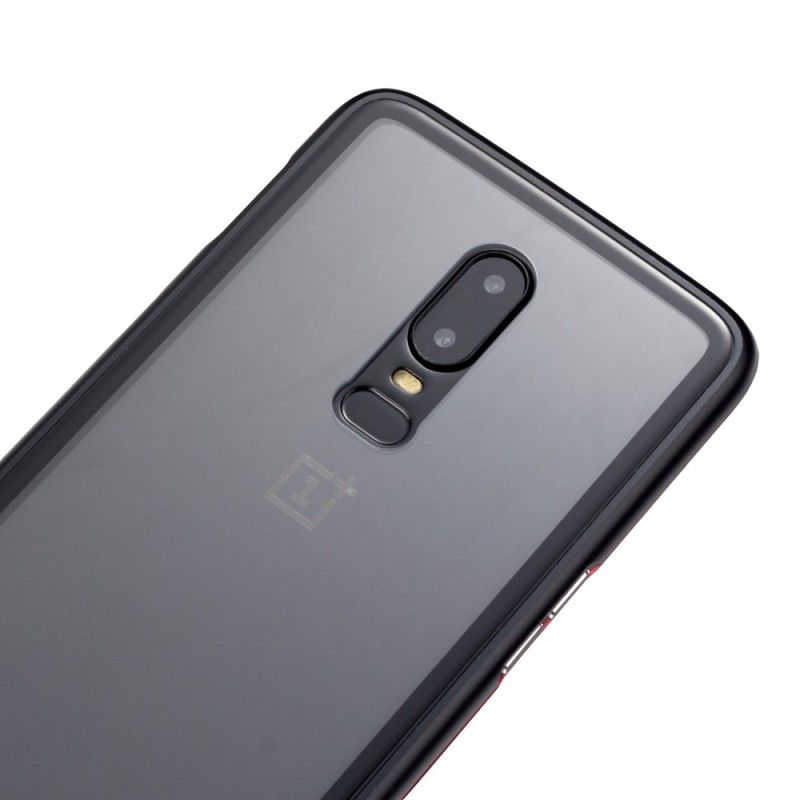 Kuori OnePlus 6 Harmaa Valkoinen Irrotettava Suojakuori