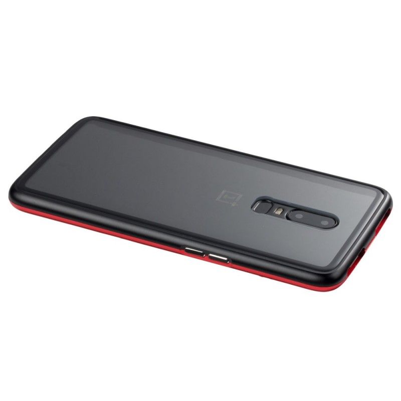 Kuori OnePlus 6 Harmaa Valkoinen Irrotettava Suojakuori