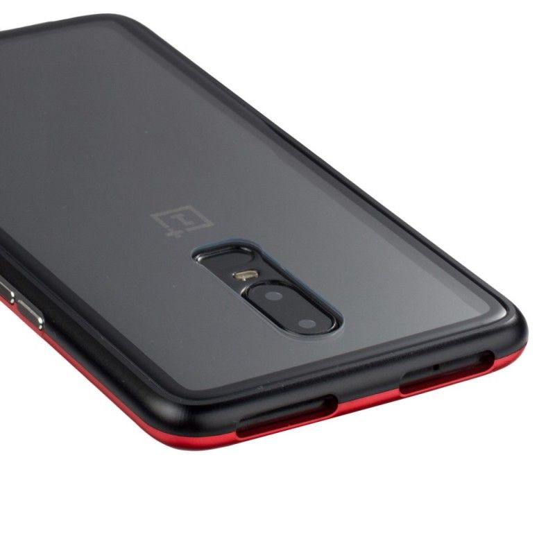 Kuori OnePlus 6 Harmaa Valkoinen Irrotettava Suojakuori