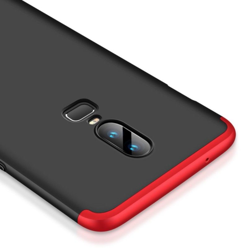 Kuori OnePlus 6 Punainen Musta Irrotettava Gkk