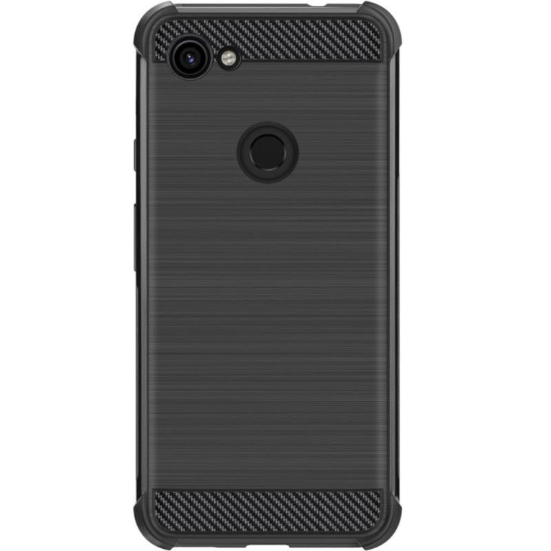 Kuori Google Pixel 3A XL Imak-Harjattu Hiilikuitu Suojakuori