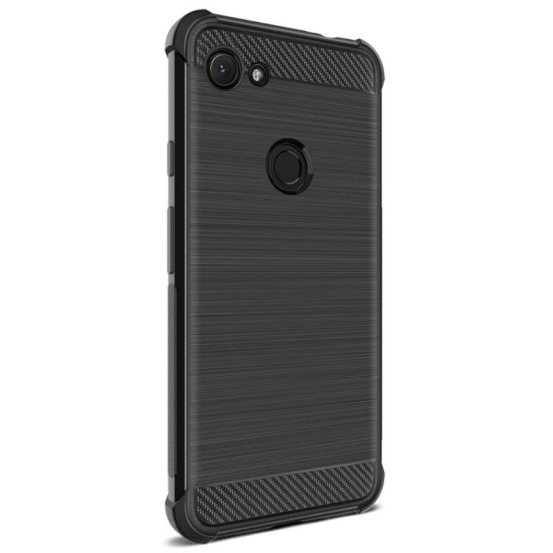 Kuori Google Pixel 3A XL Imak-Harjattu Hiilikuitu Suojakuori