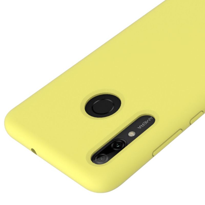 Kuori Huawei P Smart Plus 2019 Valkoinen Musta Silikonineste Suojakuori