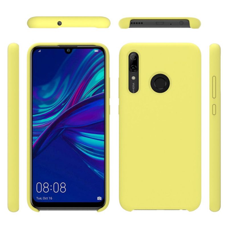 Kuori Huawei P Smart Plus 2019 Valkoinen Musta Silikonineste Suojakuori