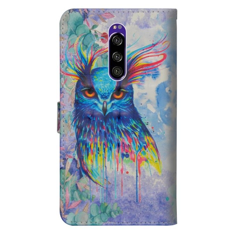Kotelot Sony Xperia 1 Vesiväri Lintu