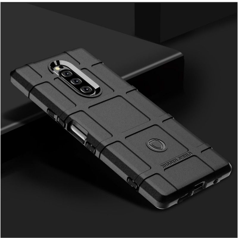 Kuori Sony Xperia 1 Harmaa Musta Kestävä Kilpi Suojakuori