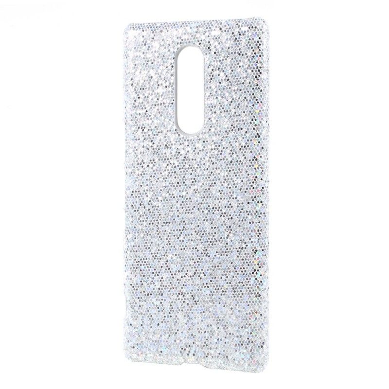 Kuori Sony Xperia 1 Hopea Paljetteja
