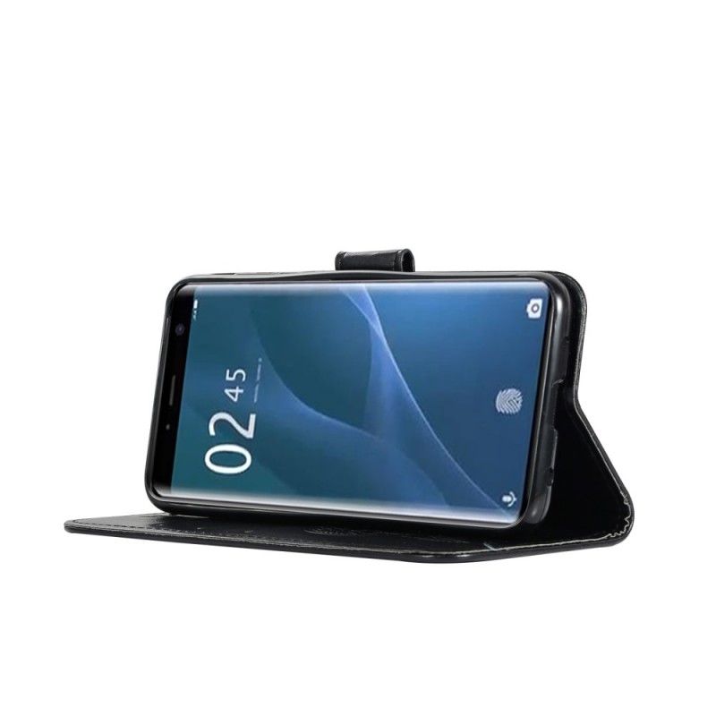 Nahkakotelo Sony Xperia 1 Ruusukulta Ruskea Puhelinkuoret Nahkainen Pöllö Unen Sieppari