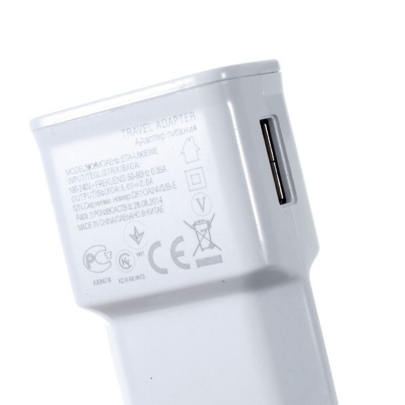 2A Usb-Seinälaturin Sovitin Eu-Pistoke