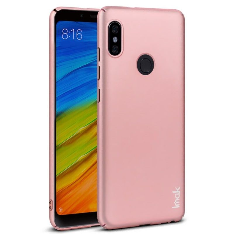 Kuori Xiaomi Redmi Note 5 Ruusukulta Punainen Silkkisarja