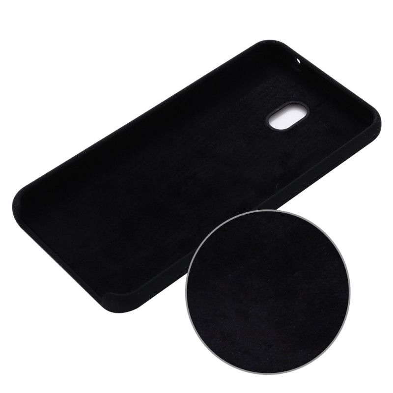 Case Kuoret Xiaomi Redmi 8A Vihreä Musta Puhelinkuoret Nestemäinen Silikonirakenne