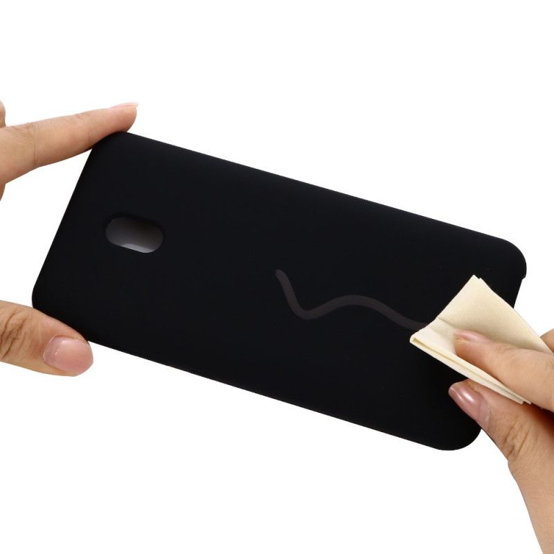 Case Kuoret Xiaomi Redmi 8A Vihreä Musta Puhelinkuoret Nestemäinen Silikonirakenne
