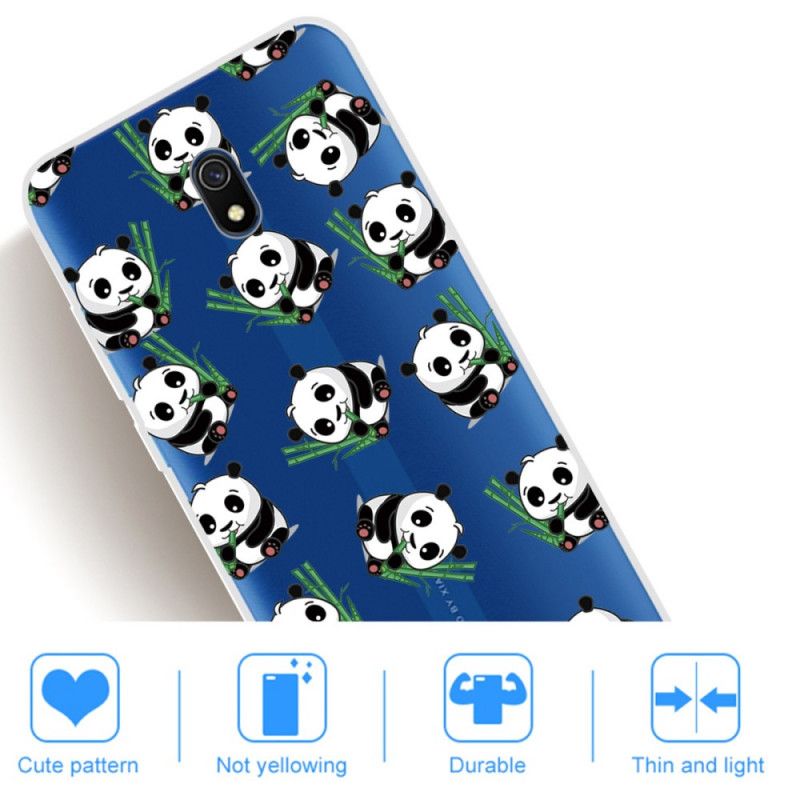 Kuori Xiaomi Redmi 8A Pienet Pandat Suojakuori