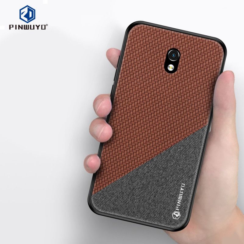 Kuori Xiaomi Redmi 8A Ruskea Keltainen Pinwuyo Kunniasarja Suojakuori