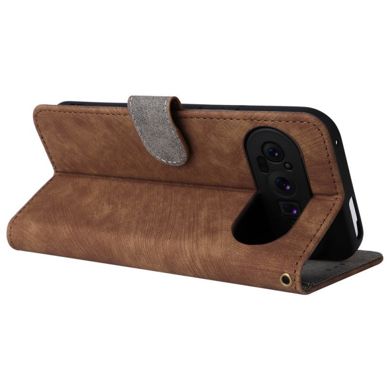 Kotelot Google Pixel 9 Pro Xl Puhelinkuoret Suede Effect Rfid-esto Kaulanauhalla