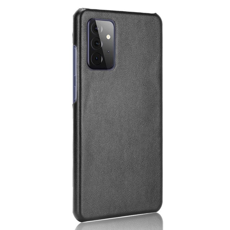 Case Kuoret Samsung Galaxy A72 4G / A72 5G Harmaa Musta Puhelinkuoret Suorituskykyinen Litsi Nahkainen Vaikutus