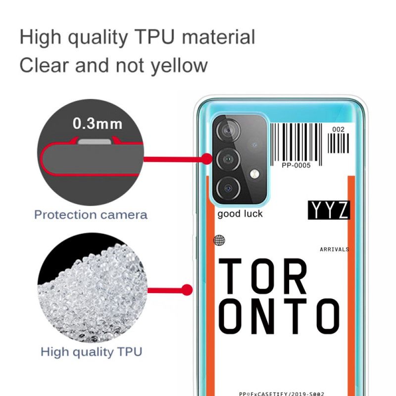 Case Kuoret Samsung Galaxy A72 4G / A72 5G Puhelinkuoret Maihinnousukortti Torontoon