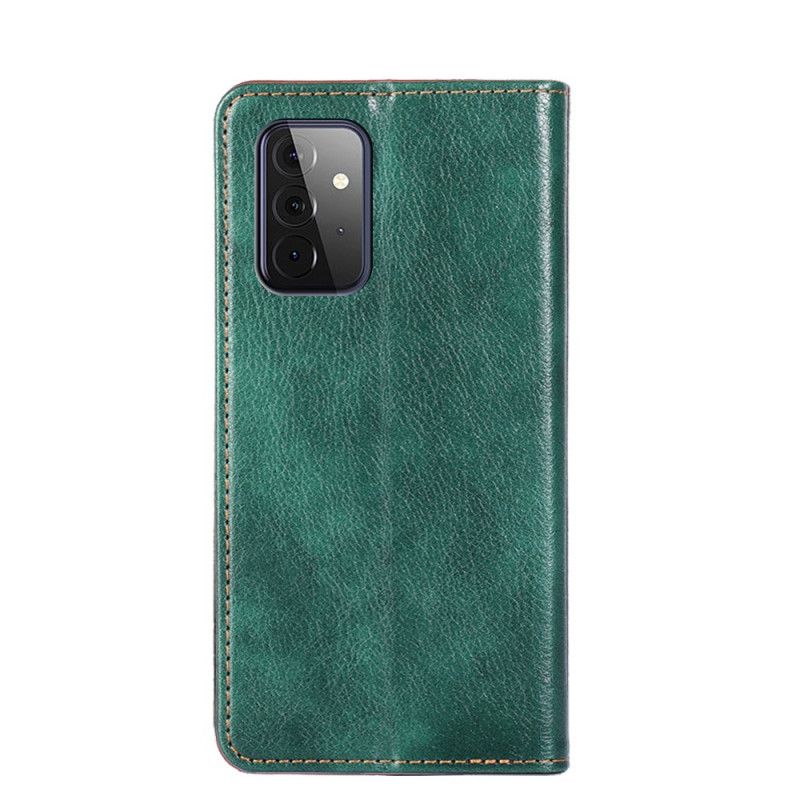Flip Kotelot Samsung Galaxy A72 4G / A72 5G Punainen Musta Puhelinkuoret Klassinen Nahkatyyli