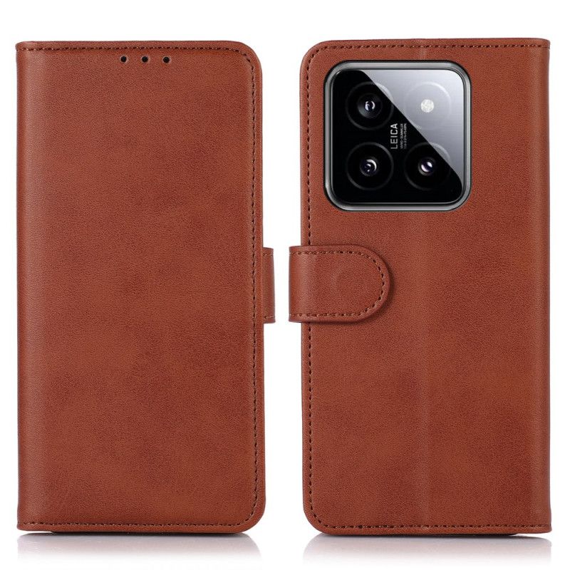 Kotelot Xiaomi 14 Pro Klassinen Nahkatyyli Suojakuori
