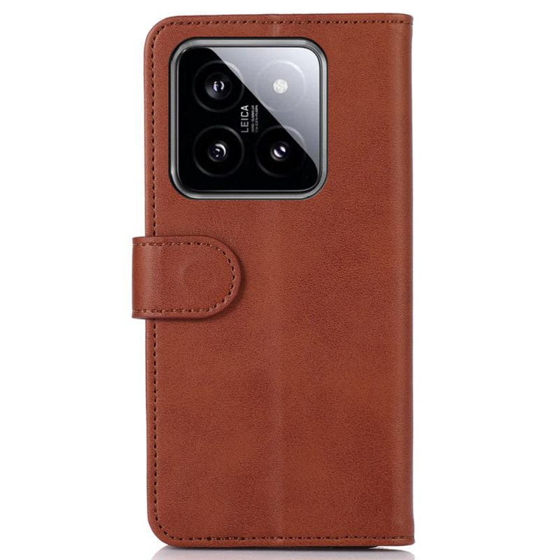 Kotelot Xiaomi 14 Pro Klassinen Nahkatyyli Suojakuori