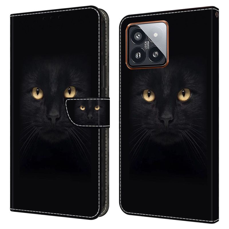 Kotelot Xiaomi 14 Pro Musta Kissa Suojakuori