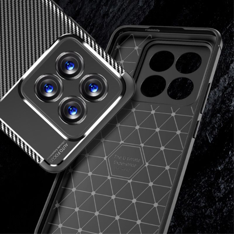 Kuori Xiaomi 14 Pro Joustava Hiilikuitu Suojakuori