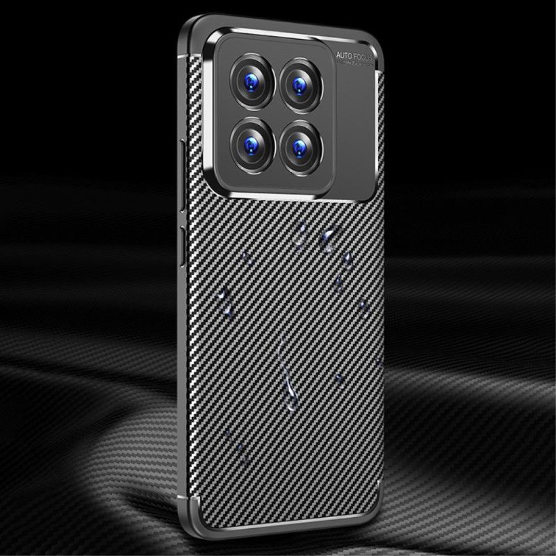 Kuori Xiaomi 14 Pro Joustava Hiilikuitu Suojakuori