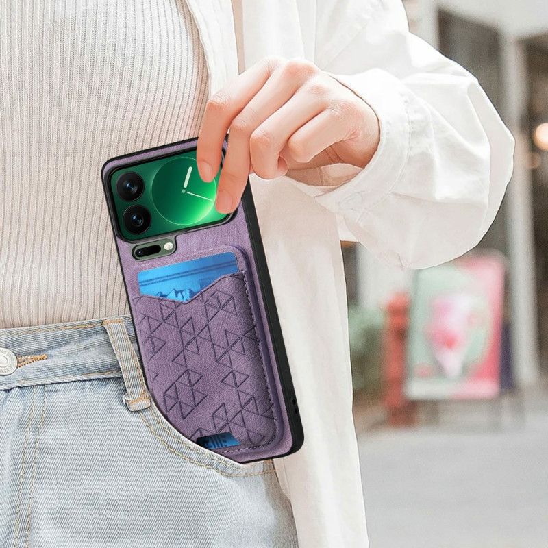 Case Xiaomi 17 Pro Max Puhelinkuoret Korttikotelo Ja Säädettävä Jalusta