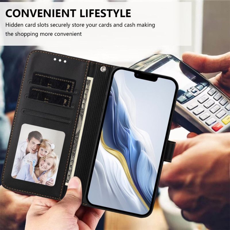 Kotelot Xiaomi 17 Pro Max Keinonahka Hihnalla