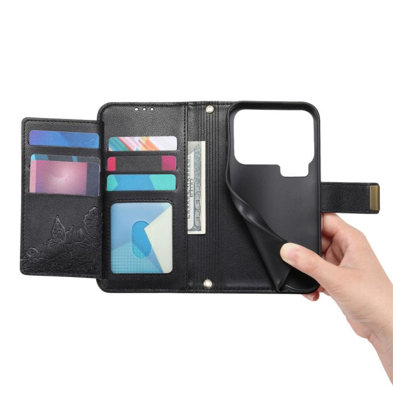 Kotelot Xiaomi 17 Pro Max Puhelinkuoret Kukkakuvioinen Lompakko