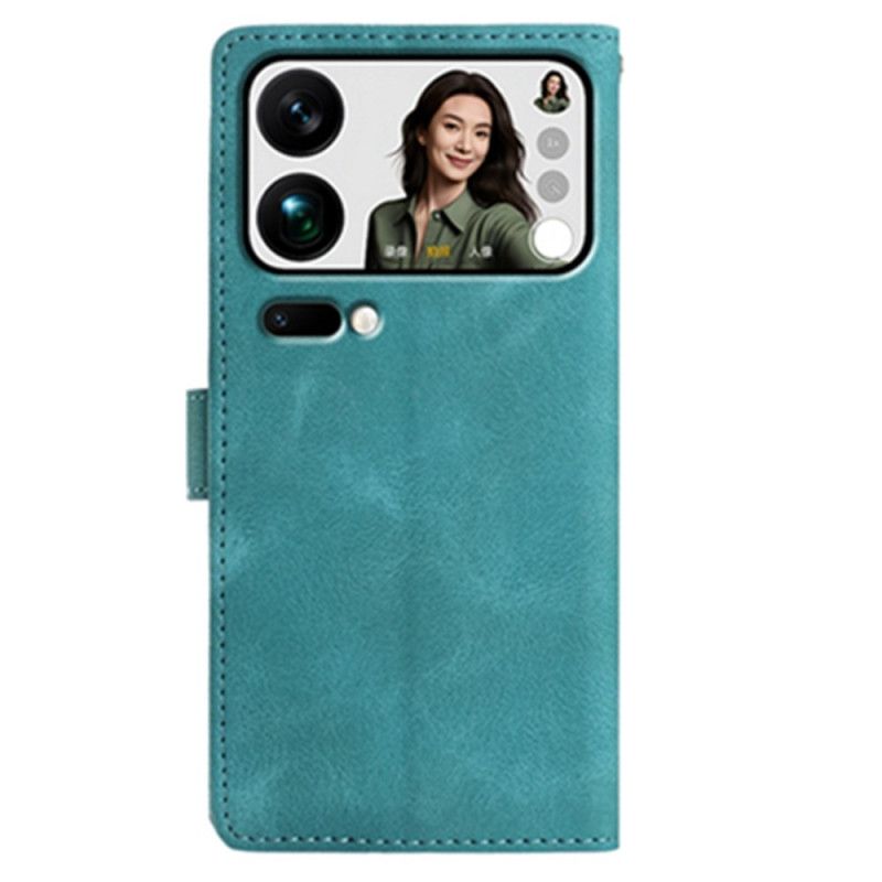 Kuoret Xiaomi 17 Pro Max Mokkanahkakuvio Perhoset