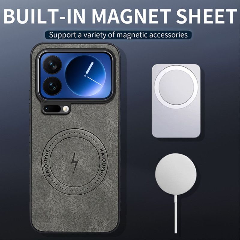 Kuori Xiaomi 17 Pro Max Magsafe-nahkakuvio