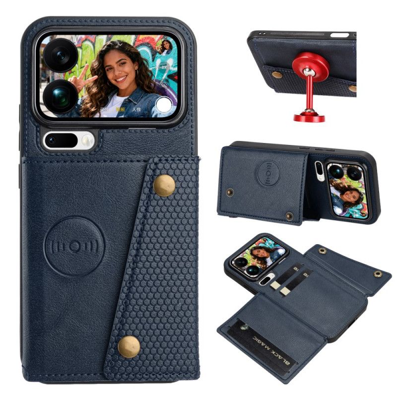 Kuori Xiaomi 17 Pro Max Nahkajäljitelmäkorttikotelo