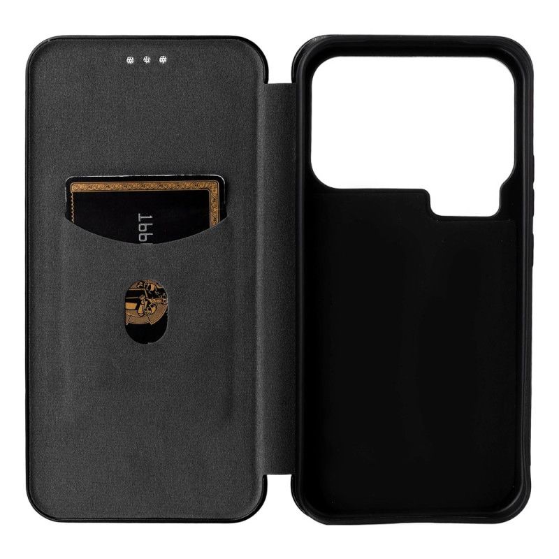 Nahkakotelo Xiaomi 17 Pro Max Hiilikuitu