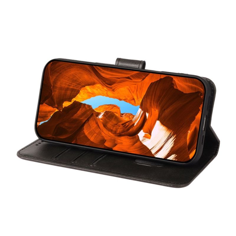 Nahkakotelo Xiaomi 17 Pro Max Jalusta Ja Magneettinen Suljin