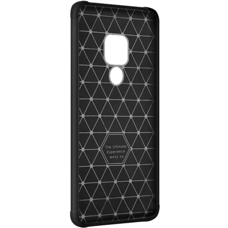 Kuori Huawei Mate 20 Musta Imak Keinonahkaa Ompelemalla Suojakuori
