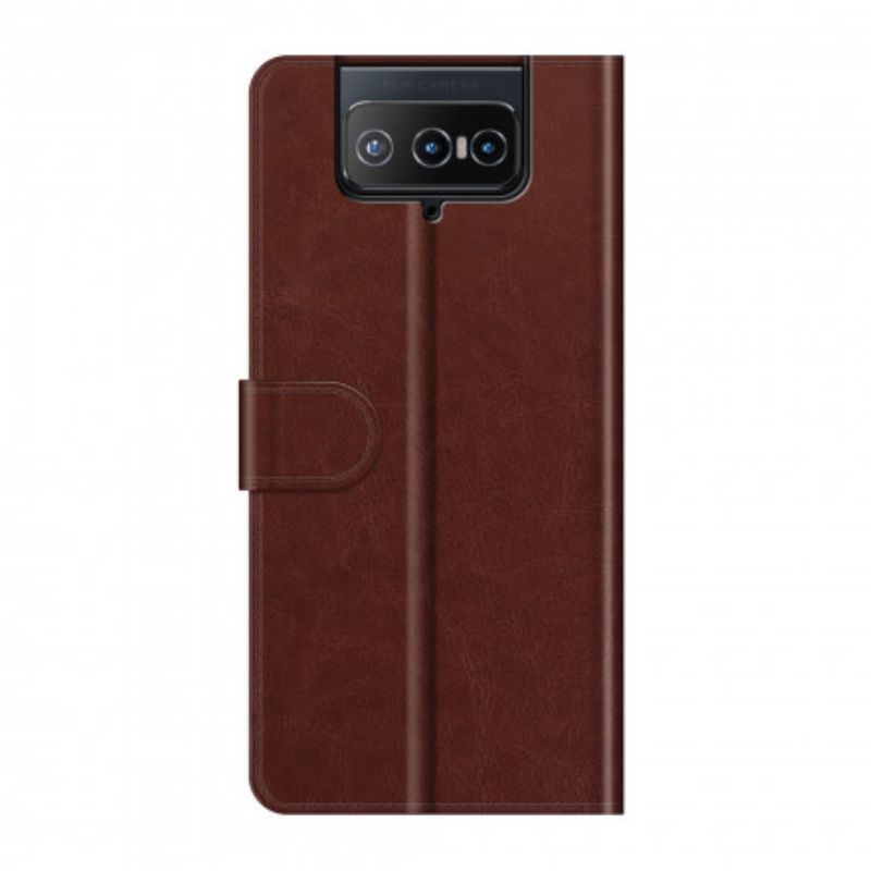 Flip Kotelot Asus Zenfone 8 Flip Ultra Faux Leather Suojakuori