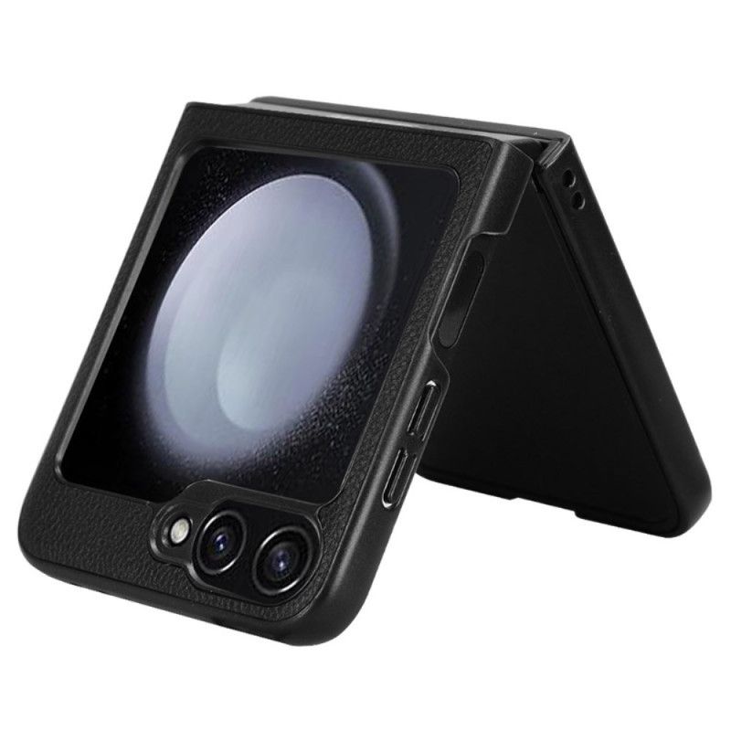 Kuori Samsung Galaxy Z Flip 6 Litchi Texture -korttipidike