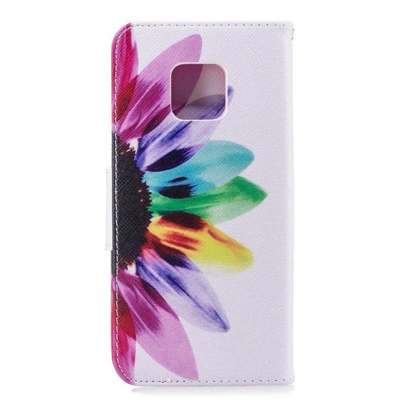 Kotelot Huawei Mate 20 Pro Vesiväri Kukka