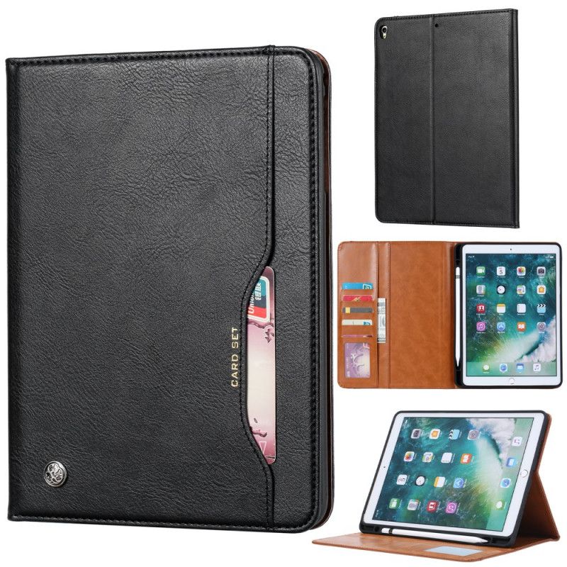 Kuoret iPad Pro 10.5" Punainen Musta Kortti Asetettu Suojakuori