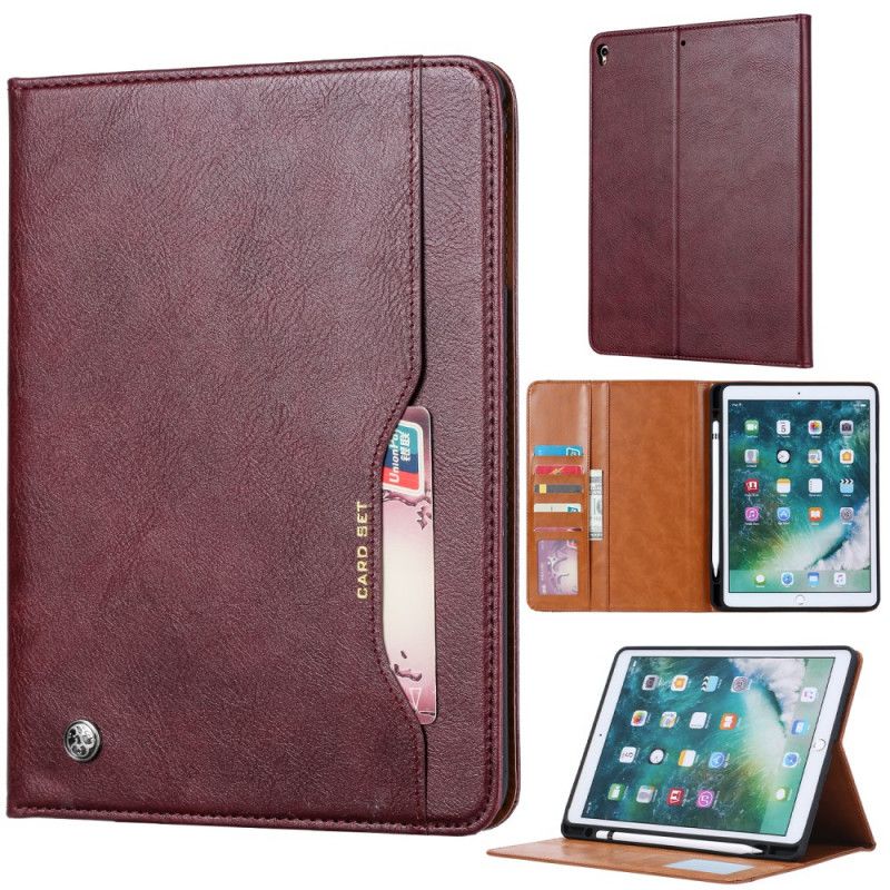 Kuoret iPad Pro 10.5" Punainen Musta Kortti Asetettu Suojakuori