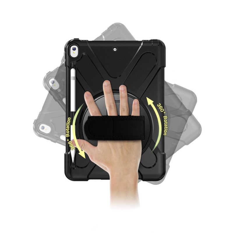 Kuori iPad Pro 10.5" Punainen Musta Hihna Ja Olkahihna