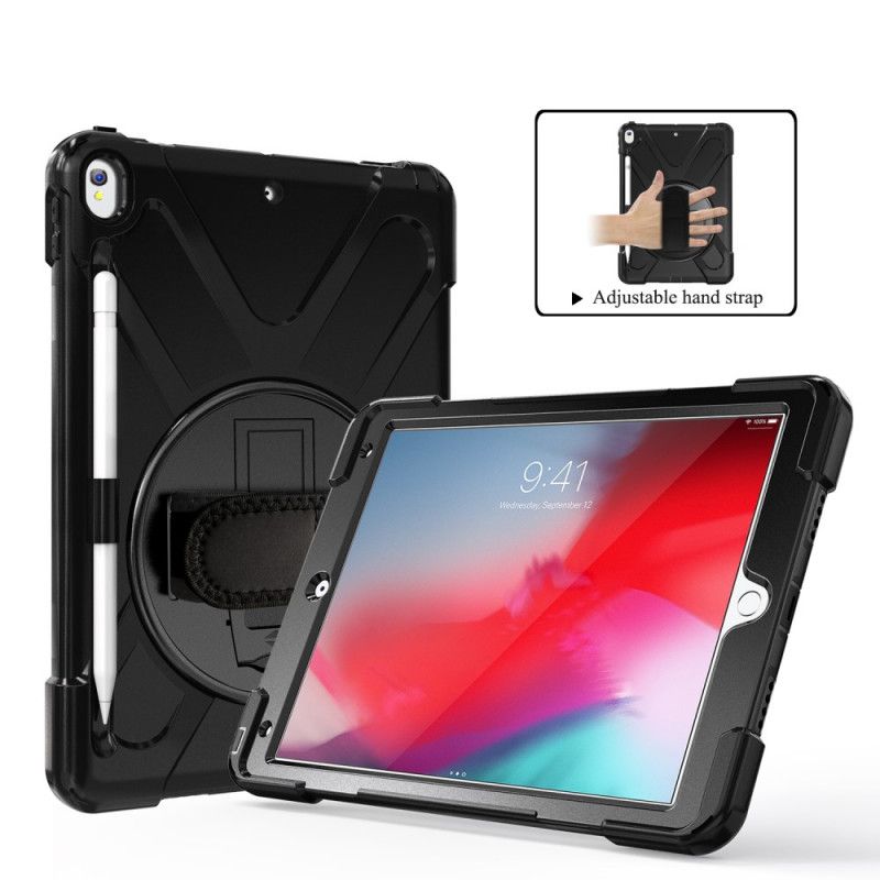 Kuori iPad Pro 10.5" Punainen Musta Hihna Ja Olkahihna