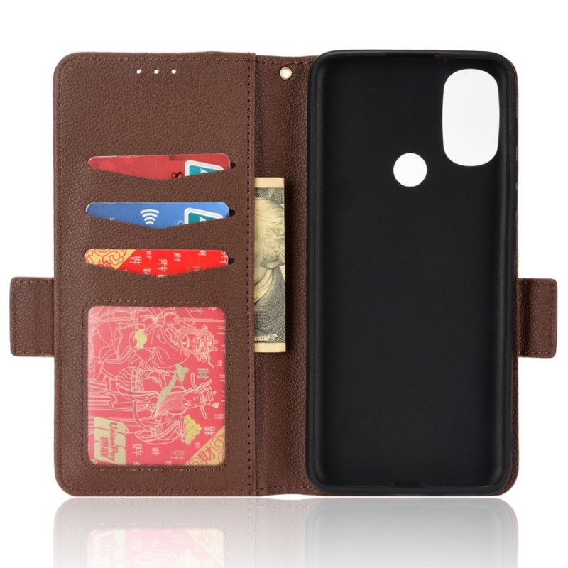 Flip Kotelot Moto E20 / E30 / E40 Läppä Kaksinkertaisesti Uusia Värejä