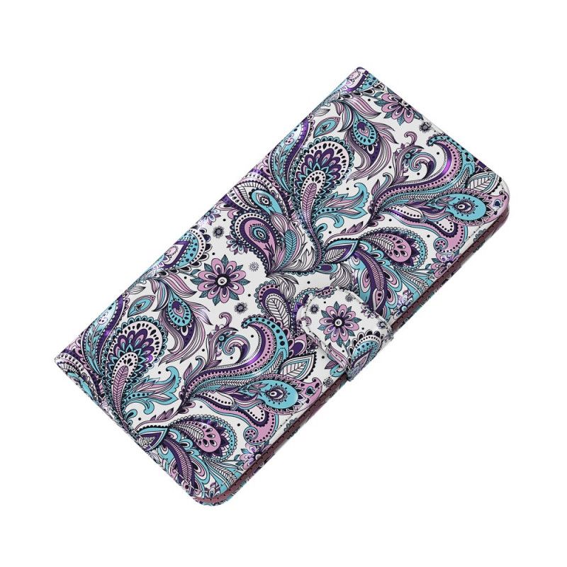 Flip Kotelot Moto E20 / E30 / E40 Paisley Pattern