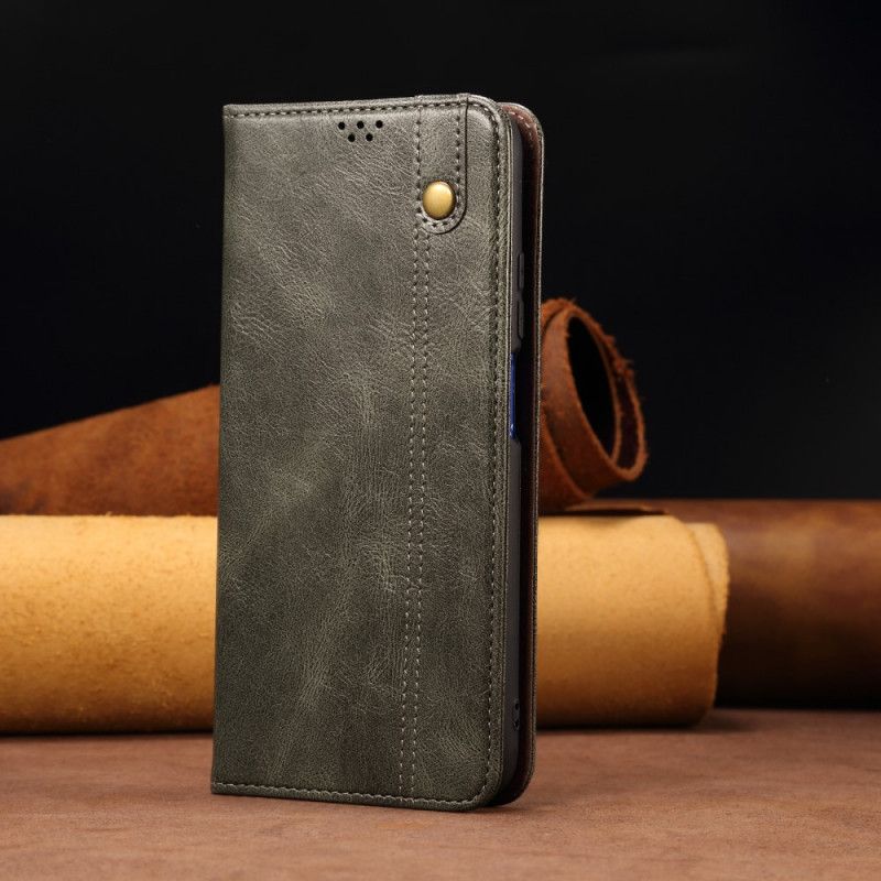 Flip Kotelot Moto E20 / E30 / E40 Vahattu Keinonahka Suojakuori