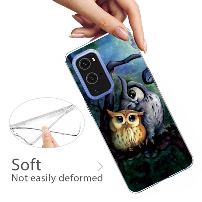 Kuori OnePlus 9 Pro Puhelinkuoret Pöllömaalaus