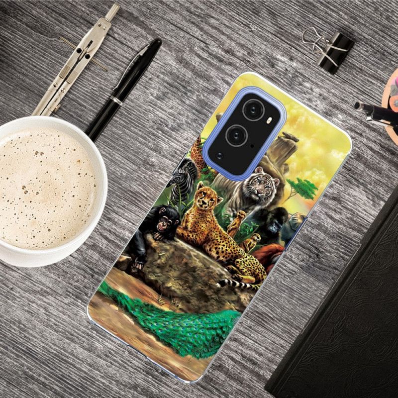 Kuori OnePlus 9 Pro Safarieläimet Suojakuori