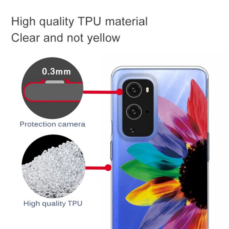 Kuori OnePlus 9 Pro Värillinen Kukka