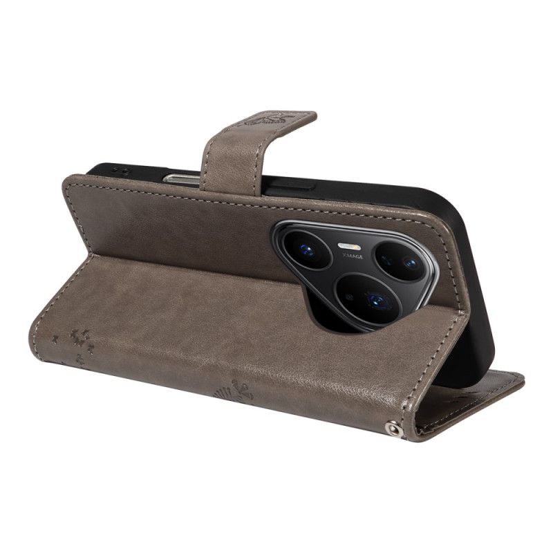 Kotelot Huawei Pura 80 Pro Kissa- Ja Puukuvio Suojakuori